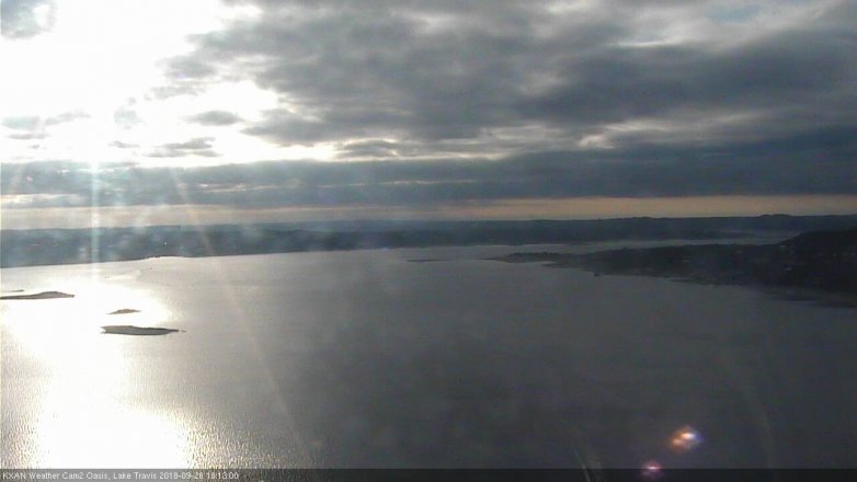 Lake Travis webcam, September 26, 2018 5:15 PM CT
