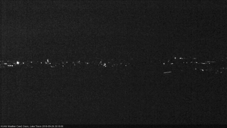 Lake Travis webcam, September 26, 2018 7:20 PM CT