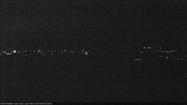 Lake Travis webcam, September 26, 2018 7:25 PM CT