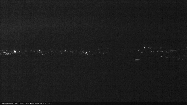Lake Travis webcam, September 26, 2018 7:35 PM CT