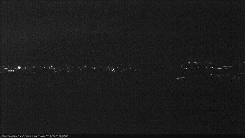 Lake Travis webcam, September 26, 2018 7:40 PM CT