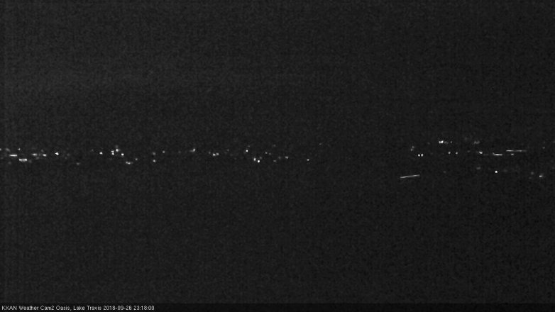 Lake Travis webcam, September 26, 2018 10:20 PM CT