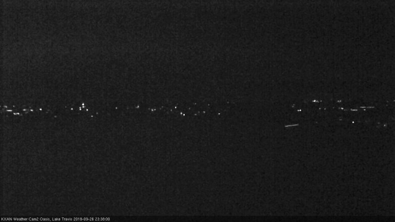 Lake Travis webcam, September 26, 2018 10:40 PM CT