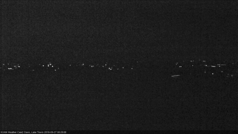 Lake Travis webcam, September 26, 2018 11:30 PM CT