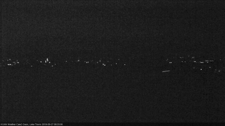Lake Travis webcam, September 26, 2018 11:35 PM CT