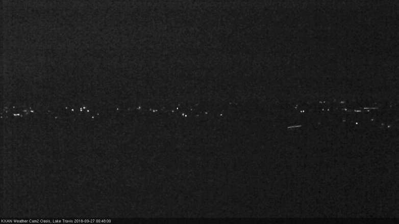 Lake Travis webcam, September 26, 2018 11:50 PM CT