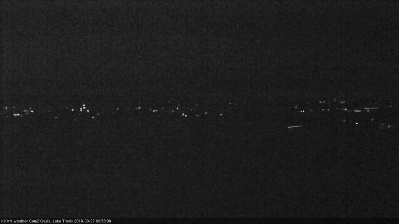 Lake Travis webcam, September 26, 2018 11:55 PM CT