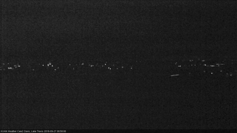 Lake Travis webcam, September 26, 2018 12:00 AM CT