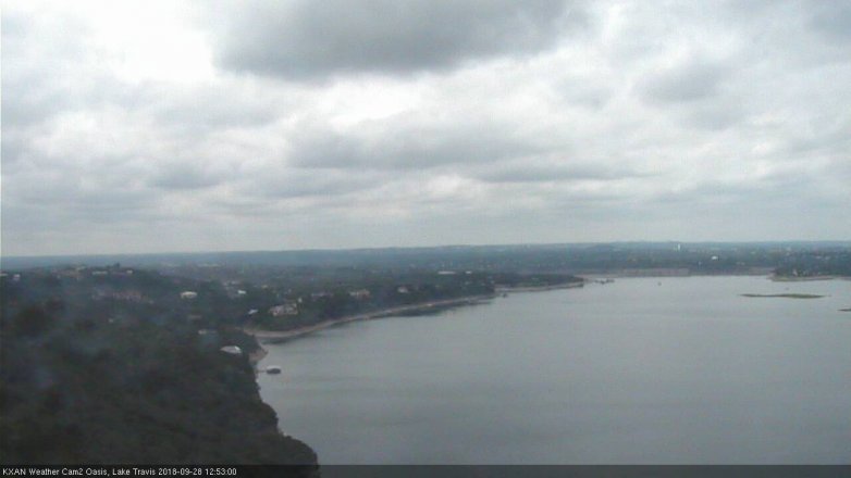 Lake Travis webcam, September 28, 2018 11:55 AM CT