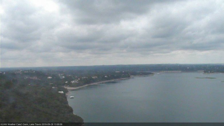 Lake Travis webcam, September 28, 2018 12:10 PM CT