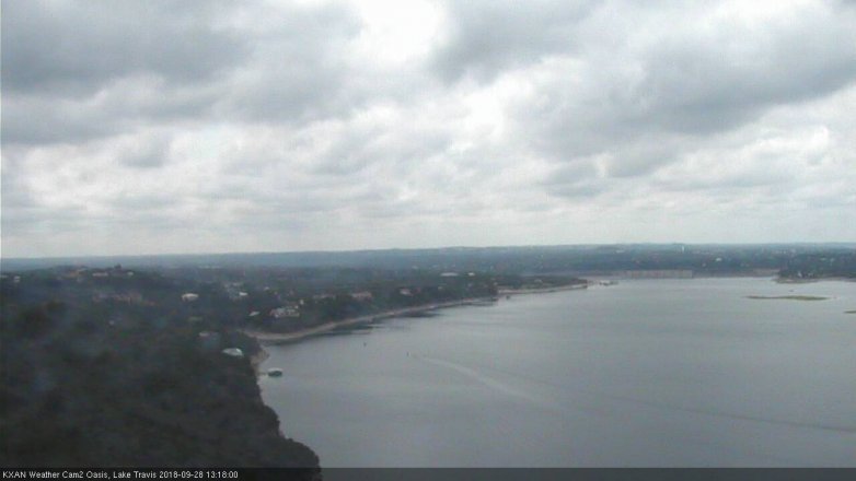 Lake Travis webcam, September 28, 2018 12:20 PM CT