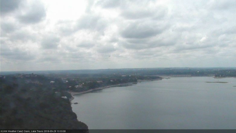 Lake Travis webcam, September 28, 2018 12:35 PM CT