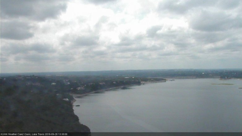 Lake Travis webcam, September 28, 2018 12:40 PM CT