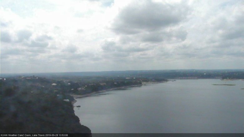 Lake Travis webcam, September 28, 2018 12:55 PM CT
