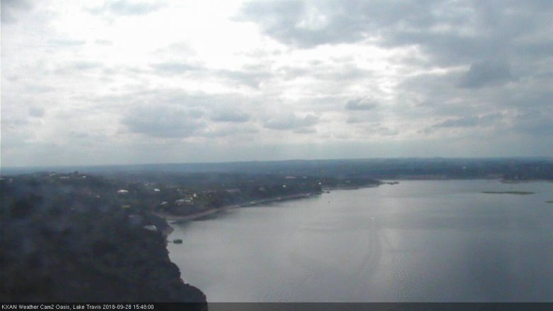 Lake Travis webcam, September 28, 2018 2:50 PM CT