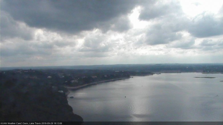 Lake Travis webcam, September 28, 2018 3:15 PM CT