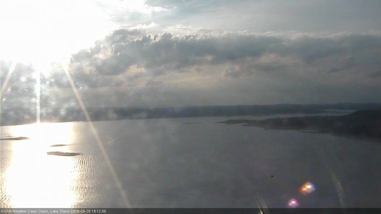 Lake Travis webcam, September 28, 2018 5:15 PM CT