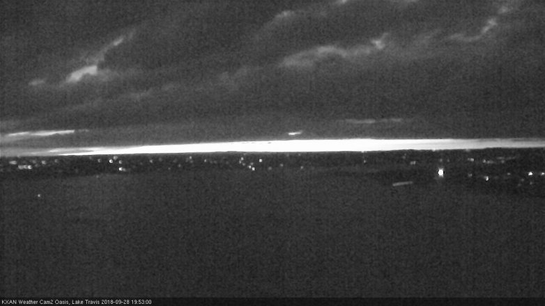 Lake Travis webcam, September 28, 2018 6:55 PM CT