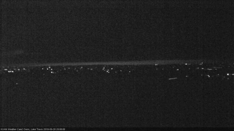 Lake Travis webcam, September 28, 2018 7:10 PM CT