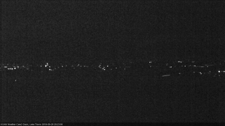 Lake Travis webcam, September 28, 2018 7:25 PM CT