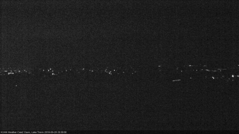 Lake Travis webcam, September 28, 2018 7:40 PM CT