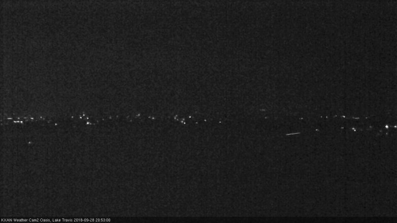 Lake Travis webcam, September 28, 2018 7:55 PM CT