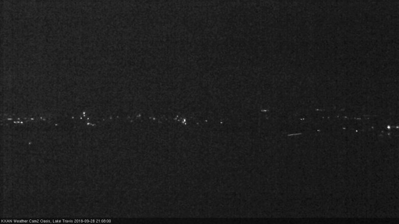 Lake Travis webcam, September 28, 2018 8:10 PM CT