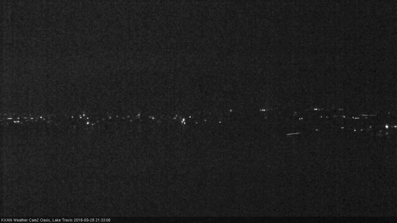Lake Travis webcam, September 28, 2018 8:35 PM CT