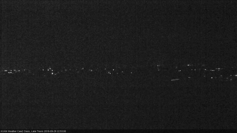 Lake Travis webcam, September 28, 2018 9:55 PM CT