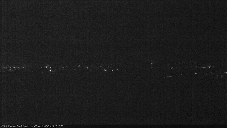 Lake Travis webcam, September 28, 2018 10:15 PM CT