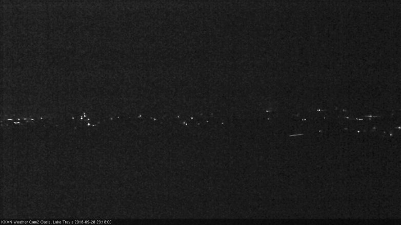 Lake Travis webcam, September 28, 2018 10:20 PM CT