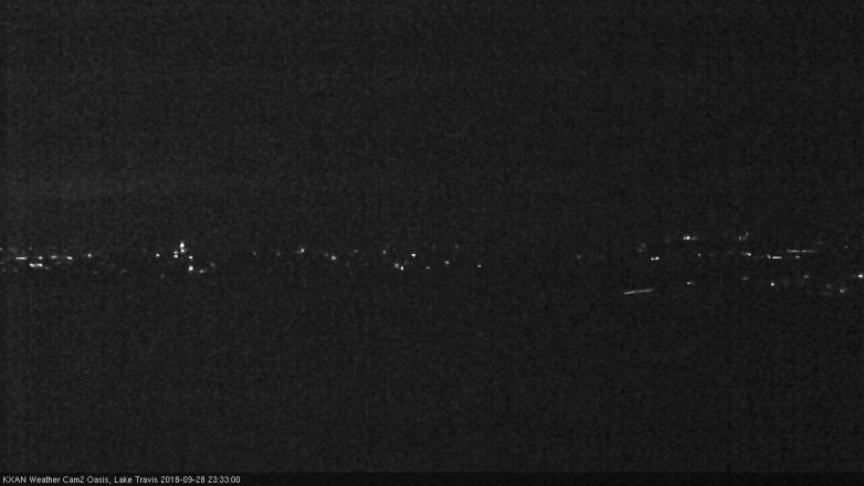 Lake Travis webcam, September 28, 2018 10:35 PM CT
