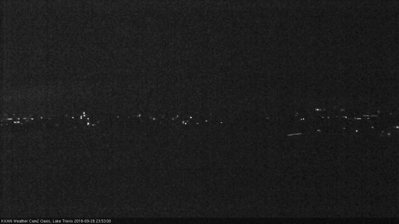 Lake Travis webcam, September 28, 2018 10:55 PM CT