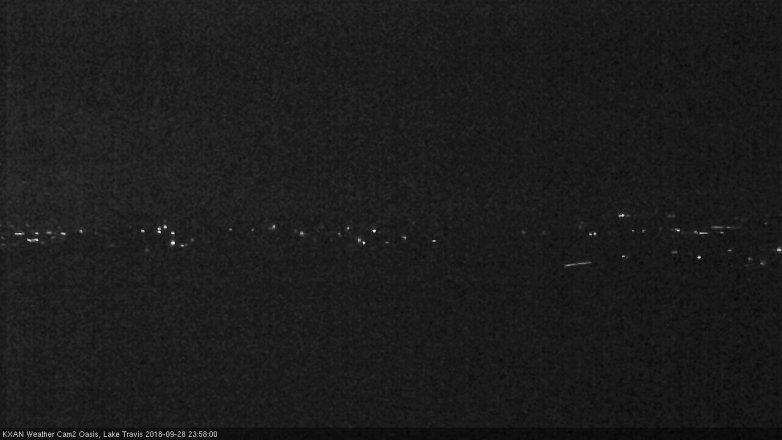 Lake Travis webcam, September 28, 2018 11:00 PM CT