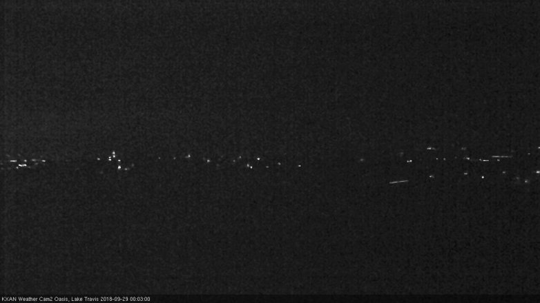 Lake Travis webcam, September 28, 2018 11:05 PM CT