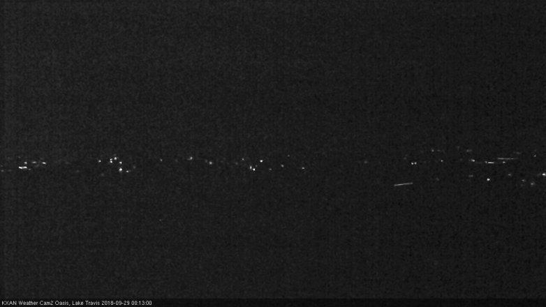 Lake Travis webcam, September 28, 2018 11:15 PM CT