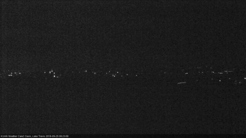 Lake Travis webcam, September 28, 2018 11:25 PM CT