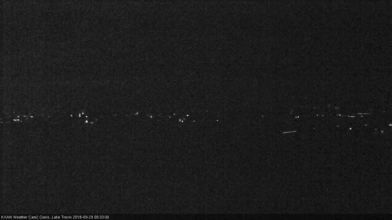 Lake Travis webcam, September 28, 2018 11:35 PM CT
