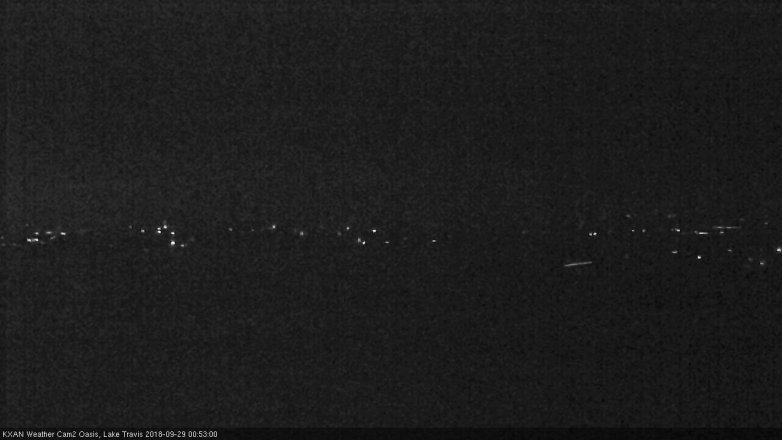 Lake Travis webcam, September 28, 2018 11:55 PM CT