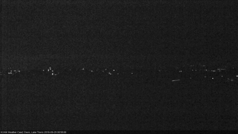 Lake Travis webcam, September 28, 2018 12:00 AM CT