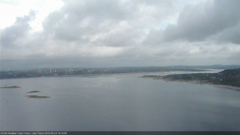 Lake Travis webcam, September 29, 2018 9:20 AM CT