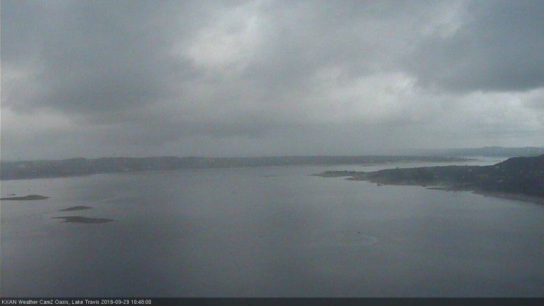 Lake Travis webcam, September 29, 2018 9:50 AM CT