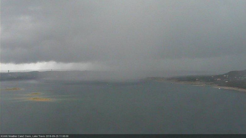Lake Travis webcam, September 29, 2018 10:10 AM CT