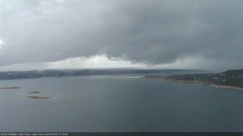 Lake Travis webcam, September 29, 2018 10:20 AM CT