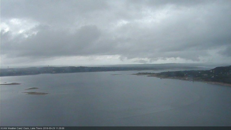 Lake Travis webcam, September 29, 2018 10:30 AM CT