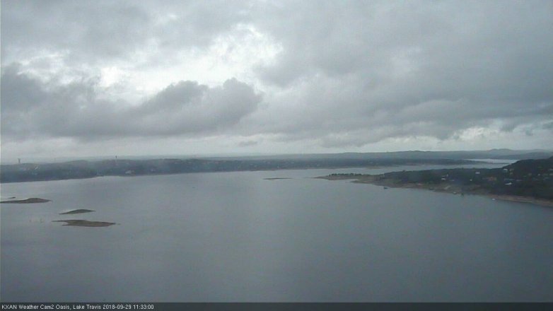 Lake Travis webcam, September 29, 2018 10:35 AM CT