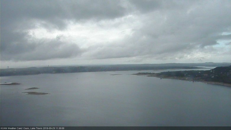 Lake Travis webcam, September 29, 2018 10:40 AM CT