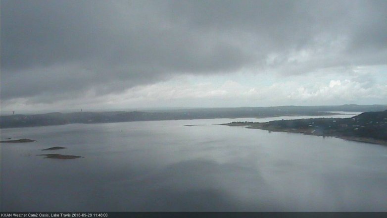 Lake Travis webcam, September 29, 2018 10:50 AM CT