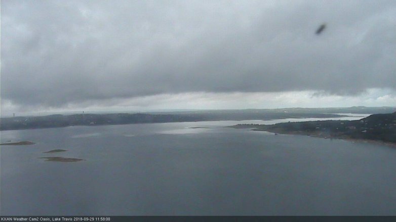 Lake Travis webcam, September 29, 2018 11:00 AM CT