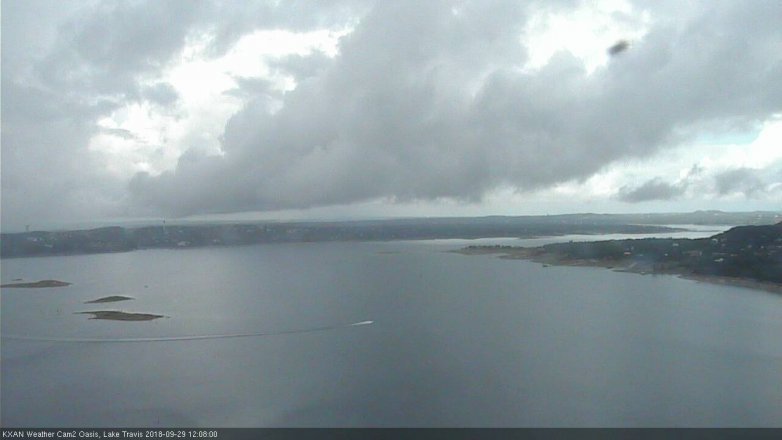 Lake Travis webcam, September 29, 2018 11:10 AM CT
